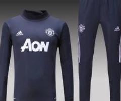 Manchester United Black Adidas Champions League Tracksuit - Shomolu