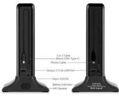 Table Top Digital Menu with mobile chargers - Lagos